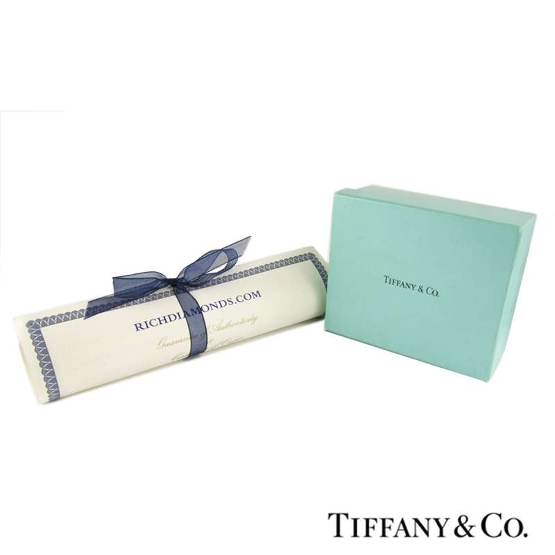 Tiffany & Co 18k Rose Gold Diamond Set Tiffany T Wire Ring